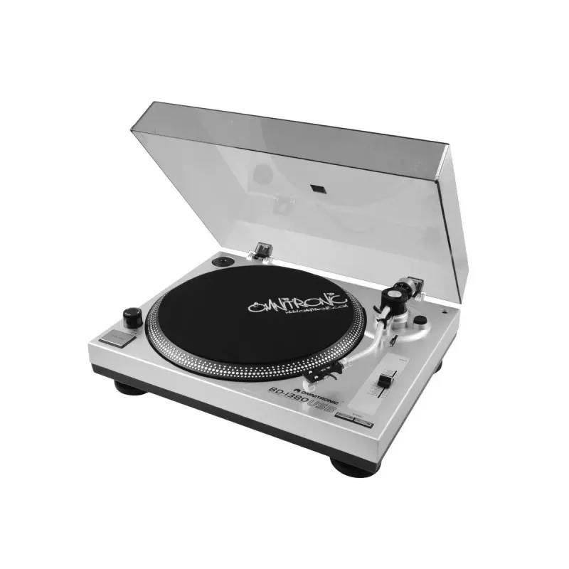 Riemgedreven dj-draaitafel Omnitronic 10603043