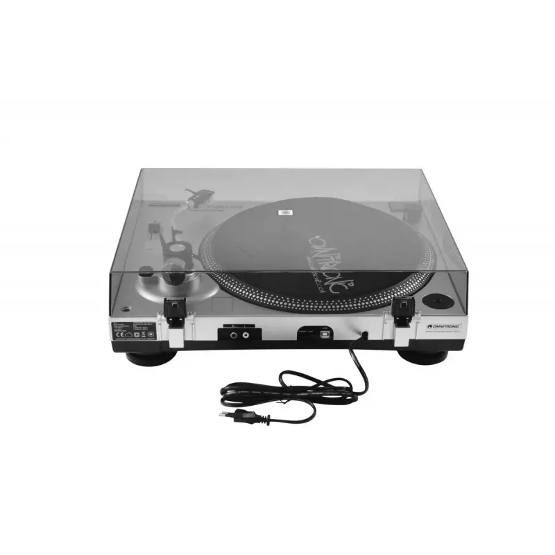 Riemgedreven dj-draaitafel Omnitronic 10603043