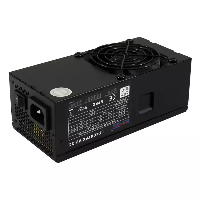 Pc-behuizing LC-Power LC-1406MB-400TFX Micro Tower zwart