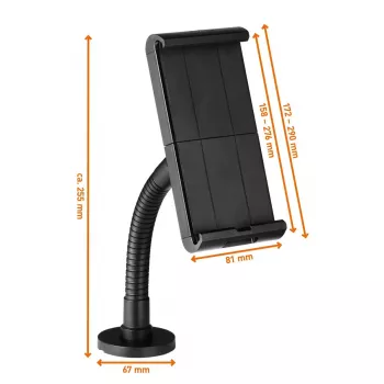 Tablet/UMPC Durable Tought Wand-/tafelhouder zwart