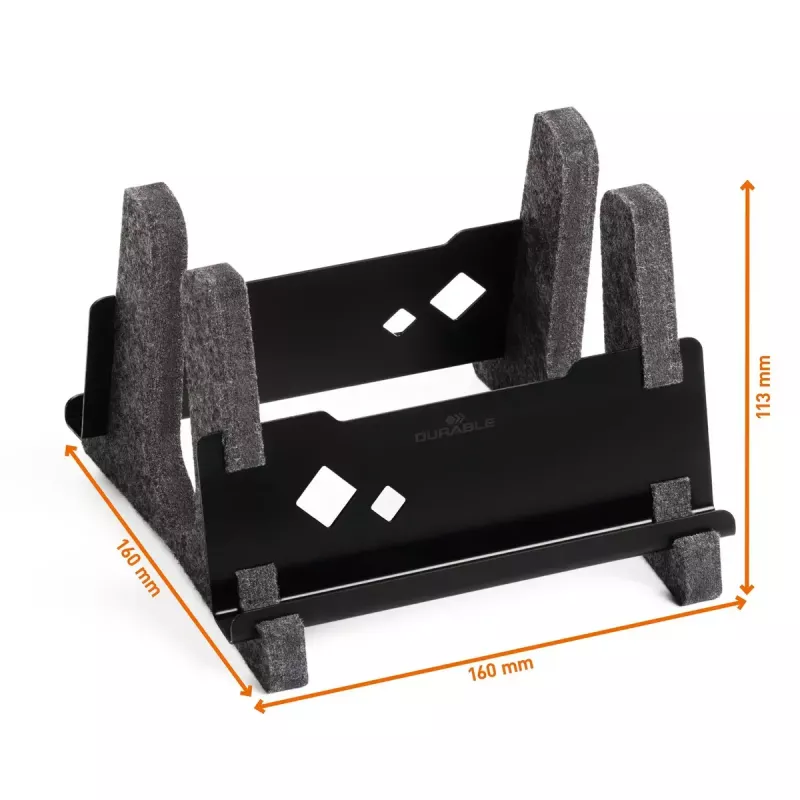 Laptopstandaard Durable Effect 43,2 cm antraciet metaal kunststof