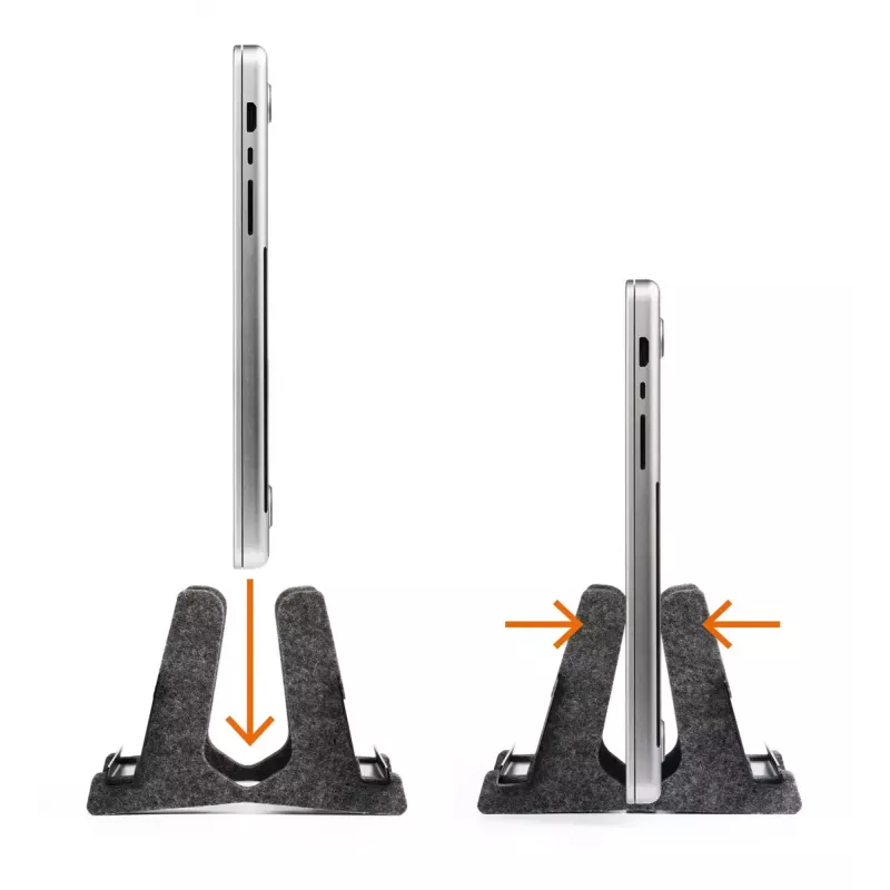 Laptopstandaard Durable Effect 43,2 cm antraciet metaal kunststof