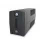 Conceptronic ZEUS02ES line-interactieve UPS, 850 VA (0,85 kVA), 480 W, 2x Schuko, HID USB, RJ45 in/uit, 220-240 V, zwart