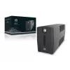 Conceptronic ZEUS02ES line-interactieve UPS, 850 VA (0,85 kVA), 480 W, 2x Schuko, HID USB, RJ45 in/uit, 220-240 V, zwart