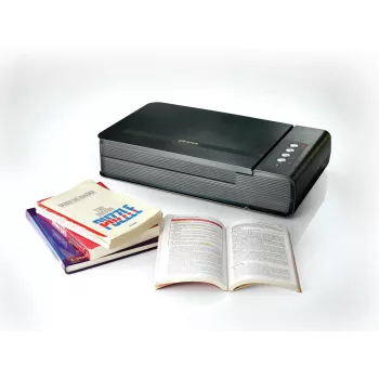 Plustek OpticBook 4800 flatbedscanner 1200 x 1200 DPI A4 zwart