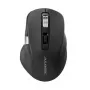 ALOGIC AMBT7KBK draadloze muis — rechtshandig, RF + Bluetooth, 6400 DPI, 7 knoppen, zwart