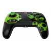 Gamepad PDP REMATCH bedrade controller 1-Up Glow in the Dark voor Nintendo Switch, USB, 3m kabel, D-pad, home-knop, zwart/groen