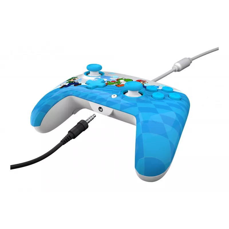 Gamepad PDP Mario Escape REMATCH voor Nintendo Switch — bedrade USB, D-pad, home-knop, veelkleurig
