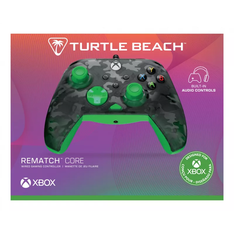 Gamepad Turtle Beach Rematch Core zwart groen grijs USB bedraad
