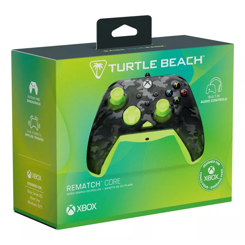 Gamepad Turtle Beach Rematch Core zwart grijs geel USB bedraad