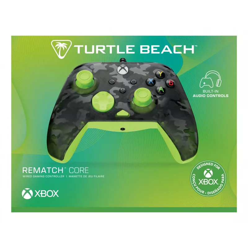Gamepad Turtle Beach Rematch Core zwart grijs geel USB bedraad