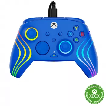 Gamepad Turtle Beach Afterglow Wave blauw USB pc Xbox Series S X