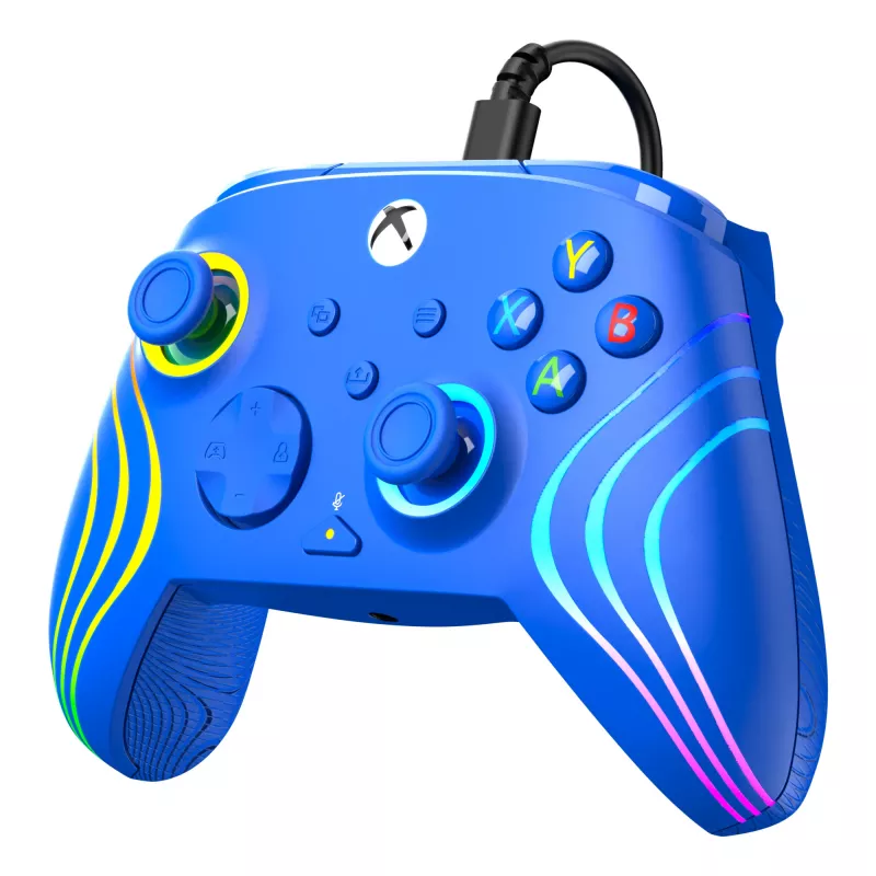 Gamepad Turtle Beach Afterglow Wave blauw USB pc Xbox Series S X