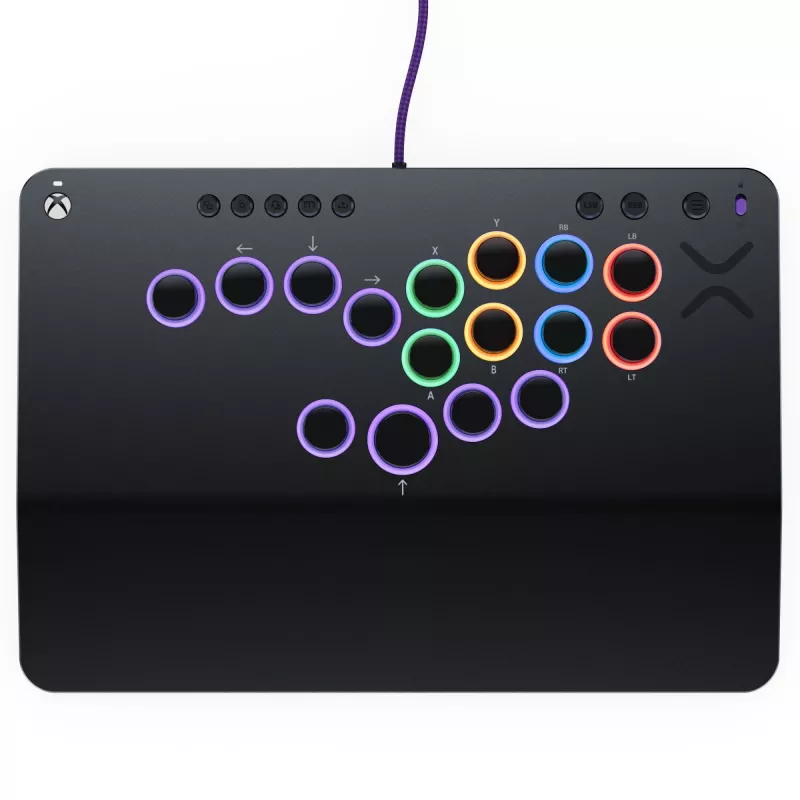 PDP Victrix Pro KO Leverless Fight Stick grijs USB fightstick pc, Xbox Series S, Xbox Series X