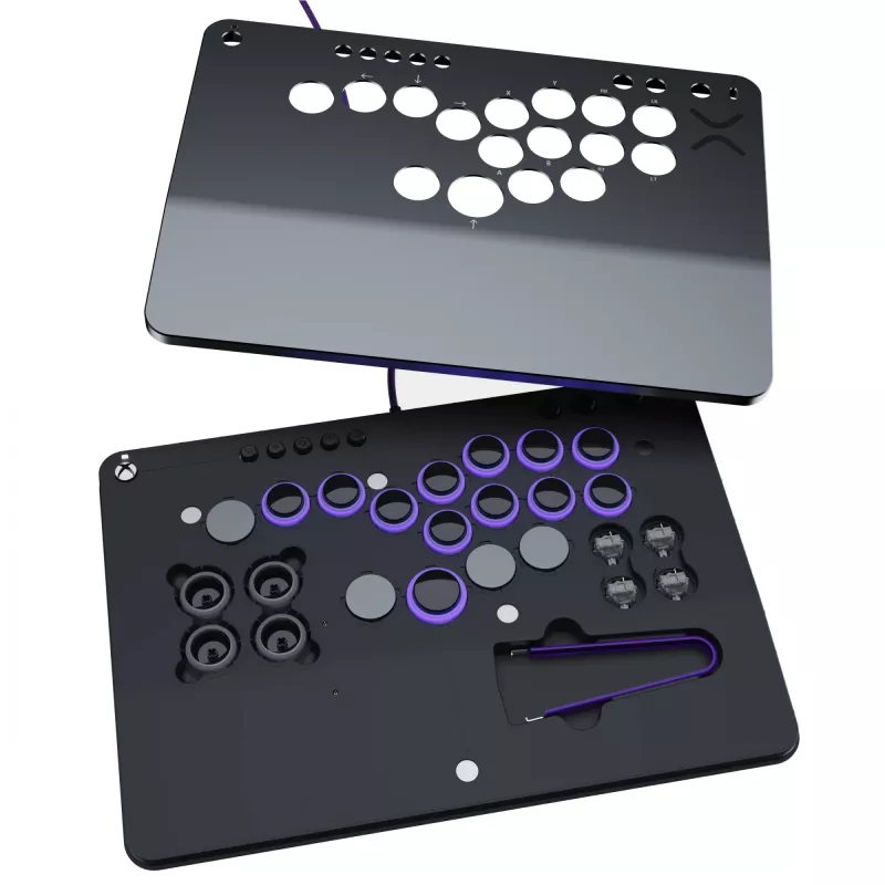 PDP Victrix Pro KO Leverless Fight Stick grijs USB fightstick pc, Xbox Series S, Xbox Series X