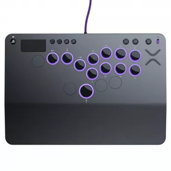 PDP Victrix Pro KO Leverless Fight Stick grijs USB fightstick pc, PlayStation 4, PlayStation 5