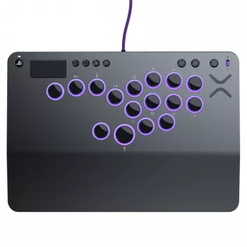 PDP Victrix Pro KO Leverless Fight Stick grijs USB fightstick pc, PlayStation 4, PlayStation 5