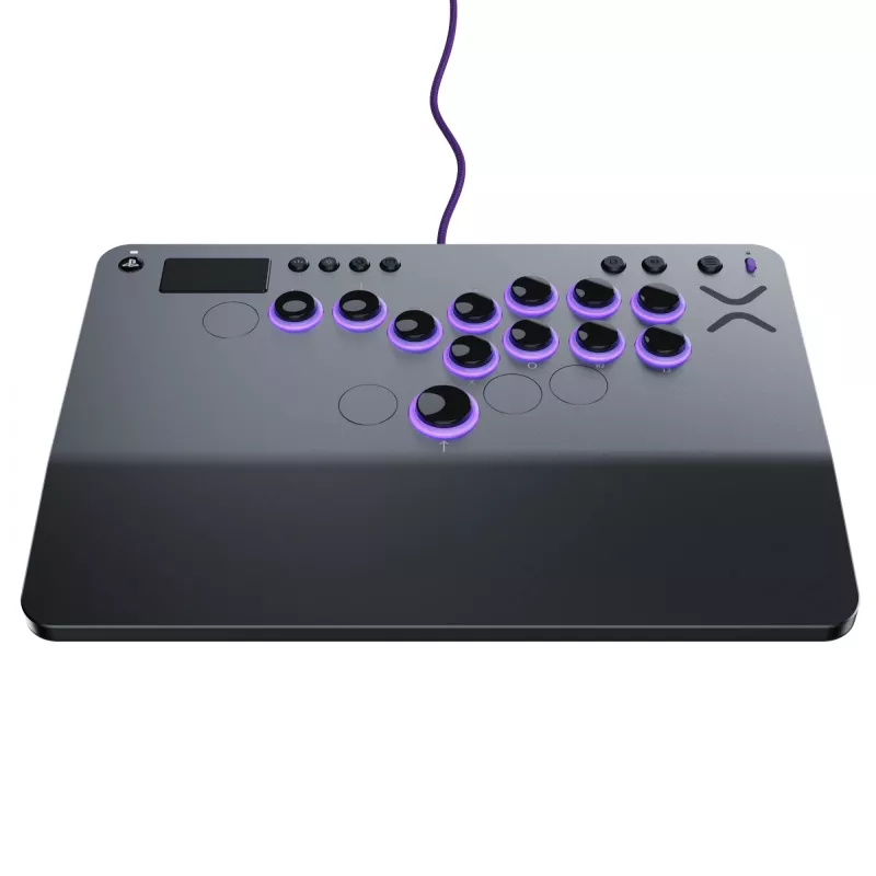 PDP Victrix Pro KO Leverless Fight Stick grijs USB fightstick pc, PlayStation 4, PlayStation 5