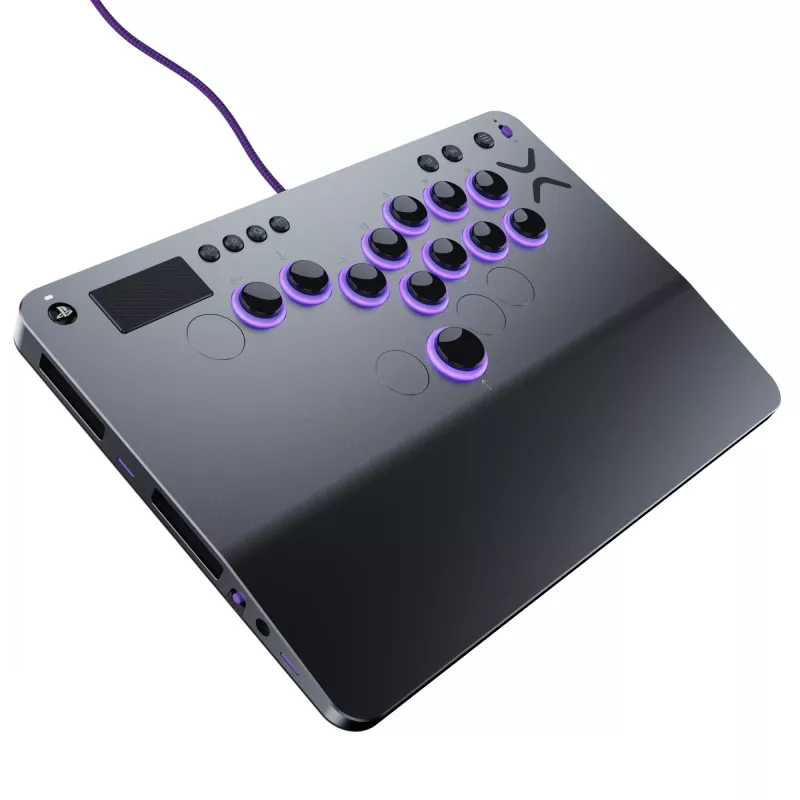 PDP Victrix Pro KO Leverless Fight Stick grijs USB fightstick pc, PlayStation 4, PlayStation 5