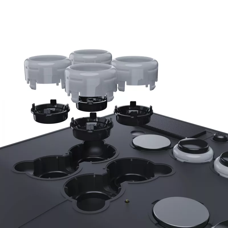 PDP Victrix Pro KO Leverless Fight Stick grijs USB fightstick pc, PlayStation 4, PlayStation 5