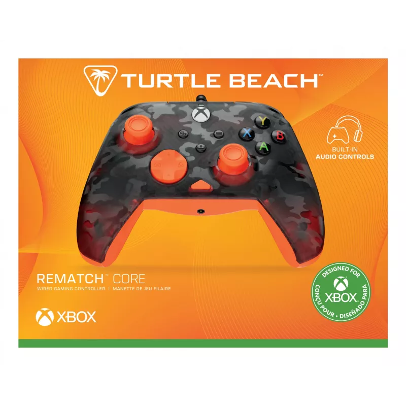 Gamepad Turtle Beach Rematch Core zwart grijs oranje USB bedraad
