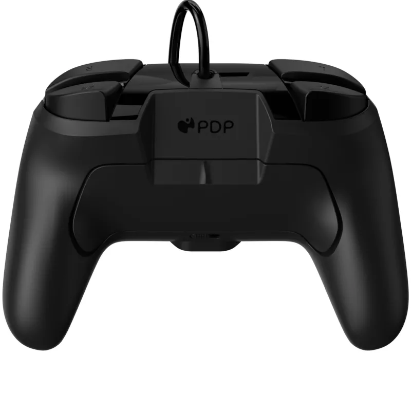 Gamepad PDP Faceoff Deluxe+ Audio bedrade controller zwart & wit
