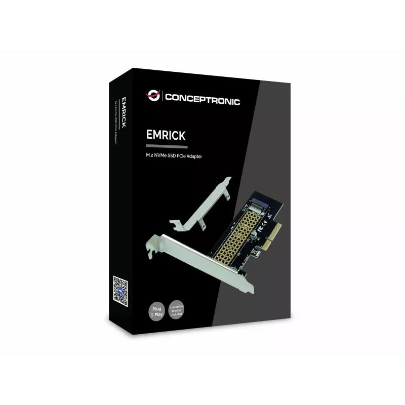 Conceptronic EMRICK M.2 NVMe SSD PCIe-adapter