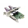 Conceptronic PCI Express-kaart 1-poorts parallel & 2-poorts serieel