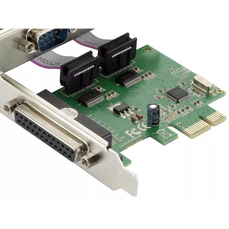 Conceptronic PCI Express-kaart 1-poorts parallel & 2-poorts serieel