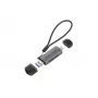Conceptronic BIAN05G 2-in-1 USB 3.0 dual plug-kaartlezer, SD/MicroSD 3.0, UHS-I
