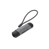 Conceptronic BIAN05G 2-in-1 USB 3.0 dual plug-kaartlezer, SD/MicroSD 3.0, UHS-I