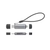 Conceptronic BIAN05G 2-in-1 USB 3.0 dual plug-kaartlezer, SD/MicroSD 3.0, UHS-I