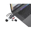 Conceptronic BIAN05G 2-in-1 USB 3.0 dual plug-kaartlezer, SD/MicroSD 3.0, UHS-I