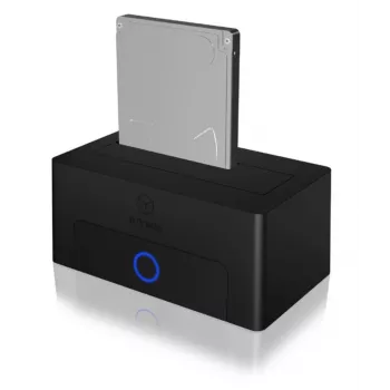 Externe 2,5/3,5 inch HDD/SSD-behuizing ICY BOX IB-1122-U3, SATA naar USB 3.2 Gen1, 5 Gbit/s, zwart