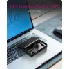 ICY BOX IB-CR601M-C31 SSD-behuizing zwart M.2