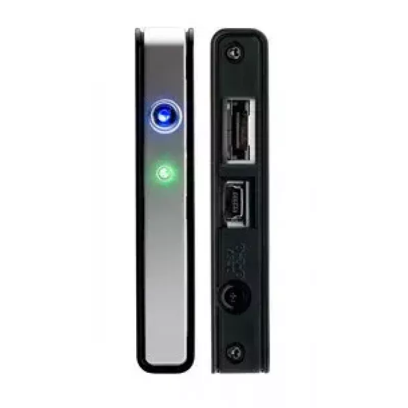 Fantec fanbox FB-C25US2 2,5 inch HDD-behuizing, SATA 3 Gb/s, eSATA / USB 2.0, zilver