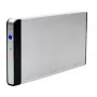Fantec fanbox FB-C25US2 2,5 inch HDD-behuizing, SATA 3 Gb/s, eSATA / USB 2.0, zilver