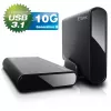 HDD-behuizing Fantec DB-ALU31 zwart 3,5 inch