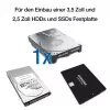 HDD-behuizing Fantec DB-ALU31 zwart 3,5 inch
