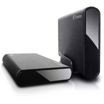 HDD-behuizing Fantec DB-ALU31 zwart 3,5 inch
