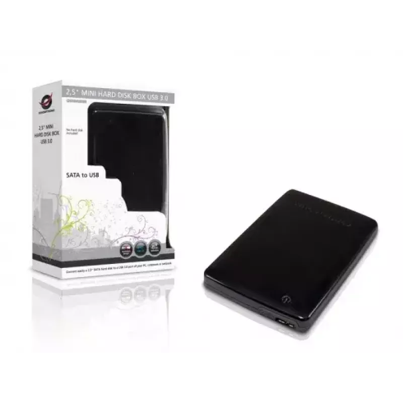 Festplattenbehuizing Conceptronic CHD2MUSB3B Mini USB 3.0