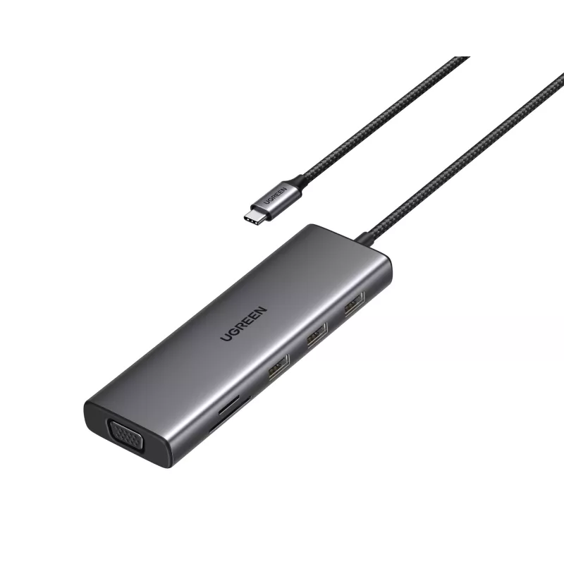 Ugreen Revodok 10-in-1 USB-C hub UGREEN 15601 10 poorten 4K HDMI