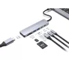 Conceptronic DONN28G 7-in-1 USB 3.2 Gen 1 dockingstation, 4K60Hz HDMI, USB-A 5Gbps x 2, USB-C 5Gbps, SD, TF/MicroSD, 100W USB PD