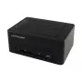 LC Power LC-DOCK-U3-CR - HDD-dockingstation met netindicatie, aan/uit-schakelaar, kloonfunctie schachten: 2 - 2.5 / 3.5 gedeeld (6,4 cm/8,9 cm