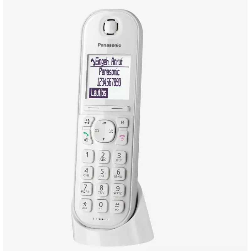 Panasonic KX-TGQ200GW DECT draadloze digitale telefoon, wit