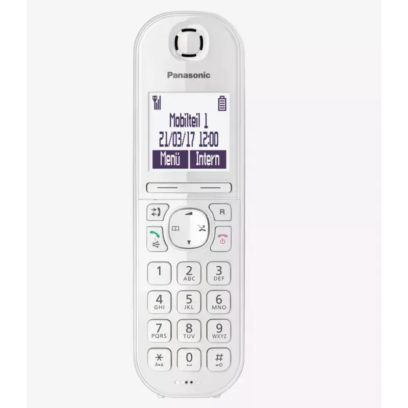 Panasonic KX-TGQ200GW DECT draadloze digitale telefoon, wit