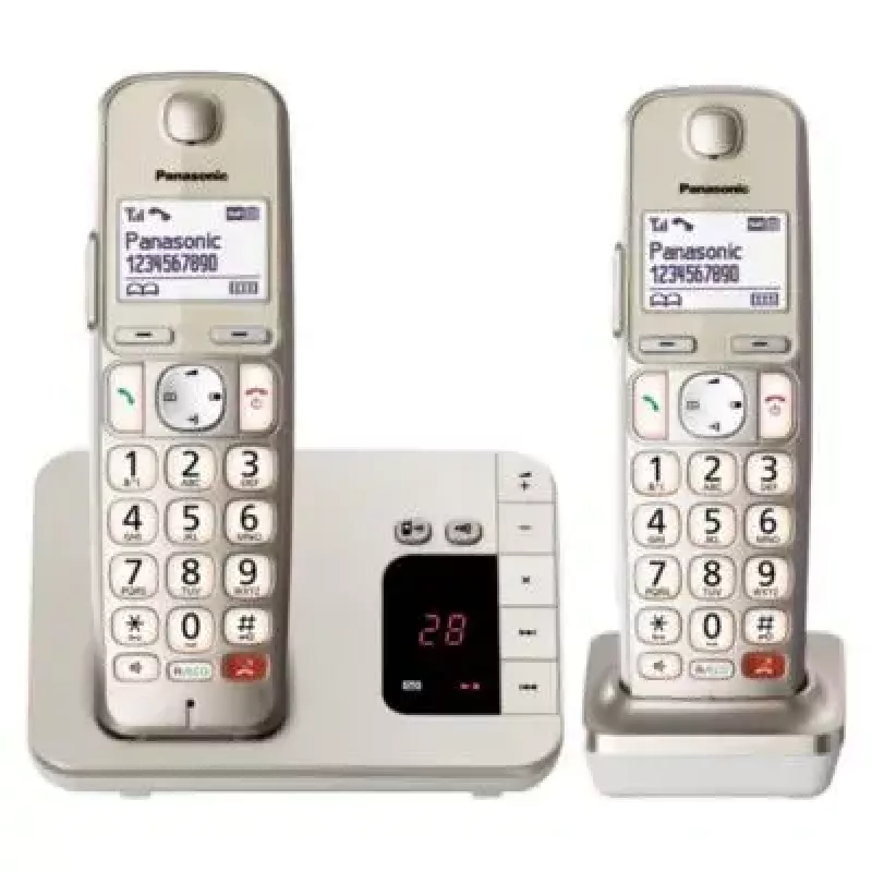 DECT-telefoon Panasonic KX-TGE262GN draadloze handset nummerweergave