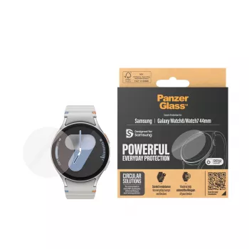 PanzerGlass® schermbescherming Samsung Galaxy Watch8 | Watch7 44mm | Ultra-Wide Fit