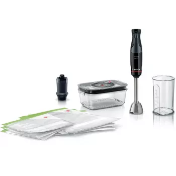 Staafmixer Bosch Serie 4 MSM4B6V2 — 1000 W, 1,2-liter maatbeker, afneembare staaf, zwart