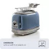 Ariete Vintage 155/05 2-sneden broodrooster, 810 W, blauw